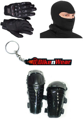 

Bikenwear 1 Fox Raptor, 1 Probiker Gloves Black-L, 1 Balaclava Face Mask, 1 Keyring Combo
