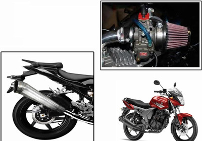 

Speedwav 1 Bigul Bike Exhaust, 1 HP Bike Air Filter 42mm-Yamaha SZ-S Combo