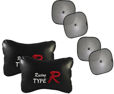 

Auto Car Winner 1 Pair of Car Cushion, Car Sun shades(set of 4) Combo