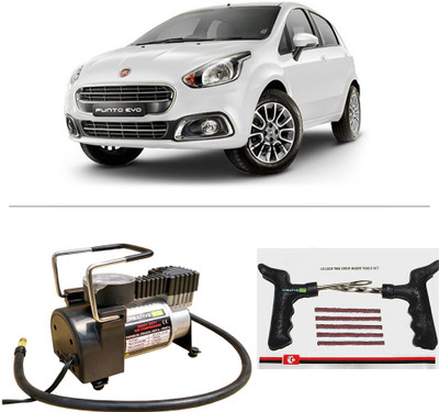 

Creative Via AutoCut-OFF Premium Metal Air Compressor With Tyre Punture Repair Kit For Fiat Punto Evo Combo