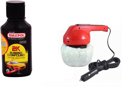 

Waxpol 1 Car Polisher, 1 Waxpol 2K Rubbing Compound 150gm Combo