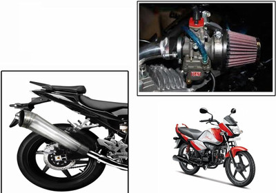 

Speedwav 1 Bigul Bike Exhaust, 1 HP Bike Air Filter 42mm-Hero Splendor iSmart Combo