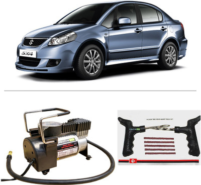 

Creative Via AutoCut-OFF Premium Metal Air Compressor With Tyre Punture Repair Kit For Maruti SX4 Combo