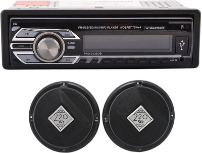 

Worldtech 1 Car MP3 Stereo, 1 Speaker Set Combo