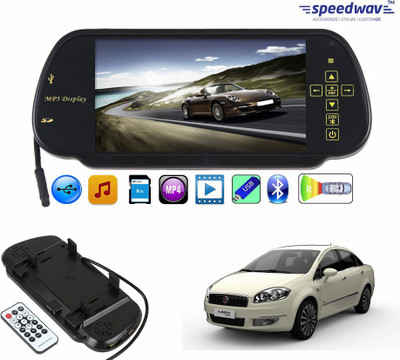 

Speedwav 1 7 inch Rear View Mirror Screen, 1 Bluetooth,USB,SDCard-FiatLinea Combo