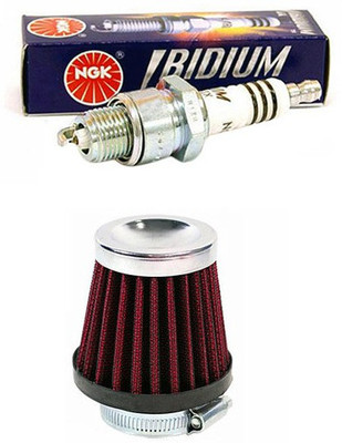 

NGK 1 Spark Plug, 1 AirFilter-YamahaRX135 Combo