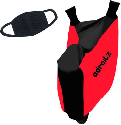 

AdroitZ 1 Bike Body Cover Black and Blue, 1 Anti Pollution Mask Combo