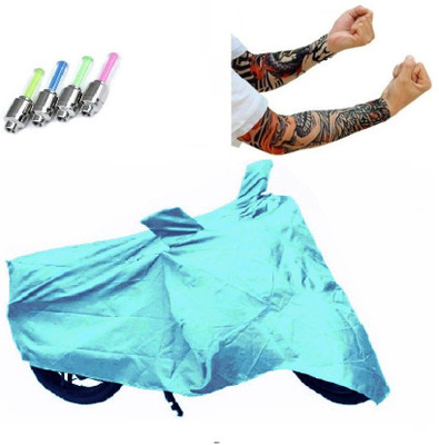 

Bull Rider 1 Bike Cover & 1 Pair of Sun Protect Arm Sleeves & 1 Set of 2 Tyre LED Light Combo
