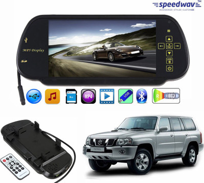 

Speedwav 1 7 inch Rear View Mirror Screen, 1 Bluetooth,USB,SDCard-NissanPatrol Combo