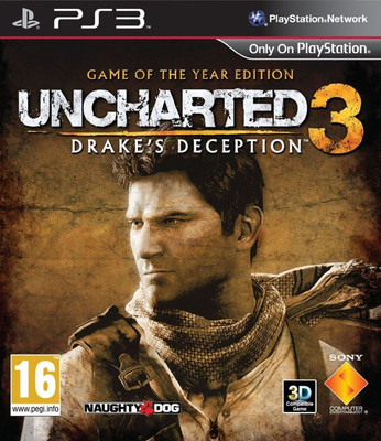 Uncharted 3: Drake's Deception (Game Of The Year Edition)(for PS3) available at flipkart for Rs.829