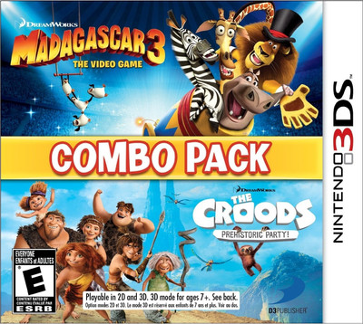 

Madagascar 3 And The Croods - Prehistoric Party - Combo Pack(for 3DS)