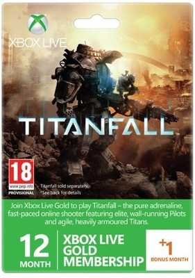

12 Month Xbox Live Gold Membership Card Titanfall (12 + 1 Month)(for Xbox 360)