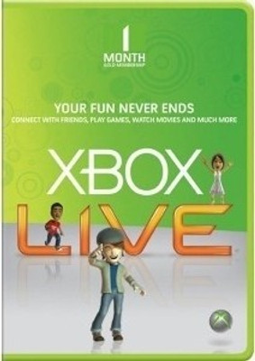 

Xbox Live 1 Month Gold Membership Card(for Xbox 360)