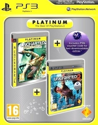

Uncharted : Drakes Fortune & Uncharted 2 : Among Thieves - Double Pack Bundle(for PS3)