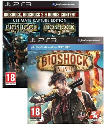 

Combo of Bioshock: Infinite + Bioshock Ultimate Rapture Edition(for PS3)