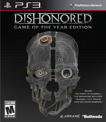 Dishonored (Game Of The Year Edition)(for PS3) available at flipkart for Rs.950