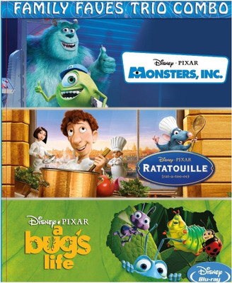 

Family Faves Trio Combo - Monsters, Inc. / Ratatouille / A Bug's Life(Blu-ray English)