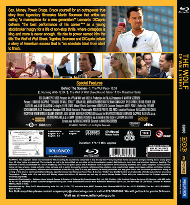 

The Wolf Of Wall Street(Blu-ray English)