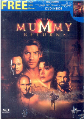 

Mummy Returns (Blu Ray) & The Mummy: Tomb Of The Dragon Emperor (DVD)(Blu-ray English)