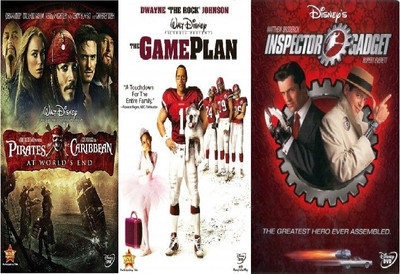 

Pirates Of The Caribbean 3 / Game Plan / Inspector Gadget(DVD English)