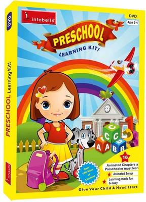 Infobells Preschool Learning Kit(DVD English)