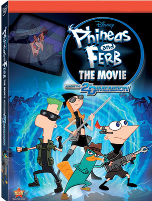 Phineas &Amp; Ferb - Across The Second Dimension(DVD English)