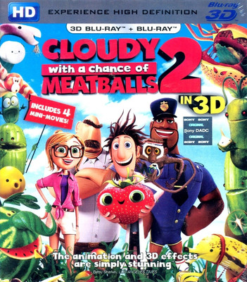 73 Off On Cloudy With A Chance Of Meatballs 2 3d Blu Ray English