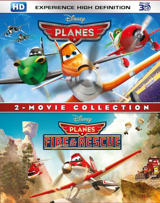 2 Movie Collection Planes Planes Fire Rescue 3d Blu Ray
