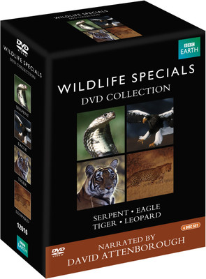 

Wildlife Specials DVD Collection - Serpent / Eagle / Tiger / Leopard(DVD English)