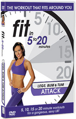 Fit In 5 To 20 Minutes: Legs, Bum & Tum Attack(DVD English)