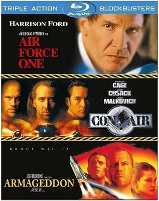 

Triple Action Blockbusters - Air Force One / Con Air / Armageddon(Blu-ray English)