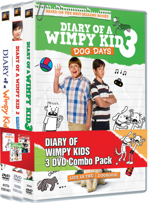 

Diary Of Wimpy Kids (3 DVD Combo Pack)(DVD English)