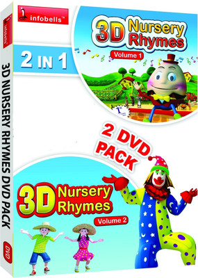 

2 In 1 - 3D Nursery Rhymes Volume 1 And Volume 2(DVD English)