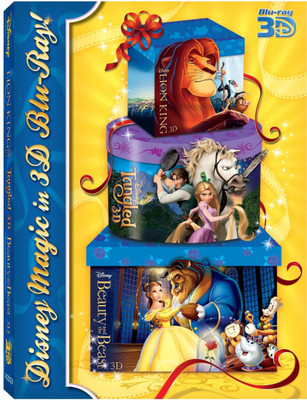 

3D Blue-Ray Pack 3 (Tangled/ Lion King/ BATB)(English)