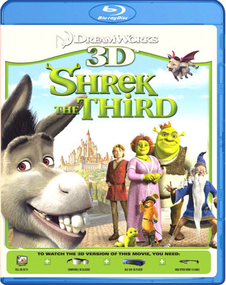 

Shrek The Third - 3D(3D Blu-ray English)