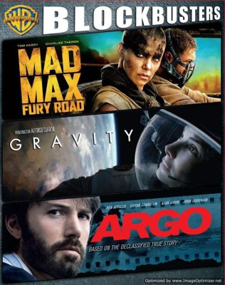 

Best Of WB: Argo, Gravity & Mad Max Fury Road - DVD(DVD English)