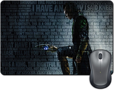 

Rangeele Inkers Loki God Quote Mousepad(Multicolor)