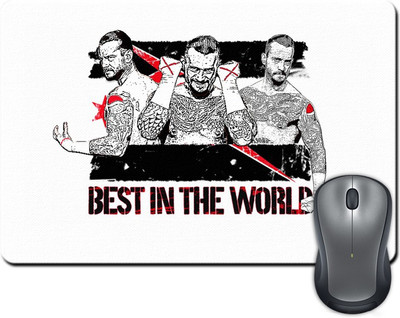 

Rangeele Inkers Cm Punk Chicago Mousepad(Multicolor)