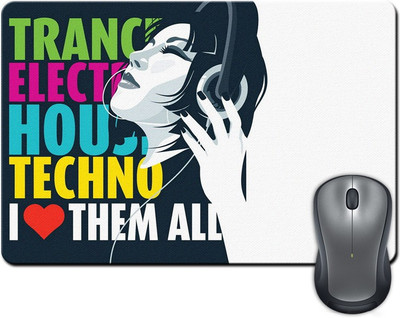 

Rangeele Inkers All Love For Music Mousepad(Multicolor)