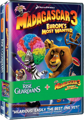 

Rise Of The Guardians + Madagascar 3 Europe's Most Wanted(DVD English)