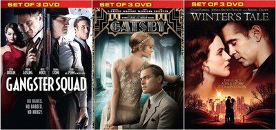 Gangster Squad / Winter's Tale / The Great Gatsby(DVD English)