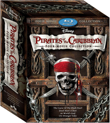 

Pirates Of The Caribbean : Four Movie Collection(Blu-ray English)