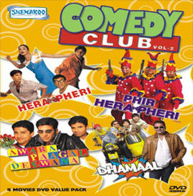 

Comedy Club Vol -2 (Hera Pheri / Phir Hera Pheri / Aawara Pagal Deewana / Dhamaal)(DVD Hindi)