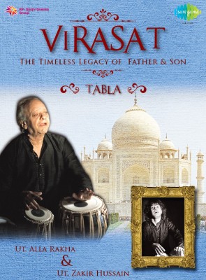 Virasat - Ut. Alla Rakha & Ut. Zakir Hussain Audio CD Standard Edition(Hindi - USTAD ALLA RAKHA / USTAD ZAKIR HUSSAIN)