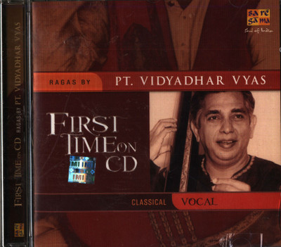 First Time On CD - Ragas By Pt.Vidyadhar Vyas Audio CD Standard Edition(Hindi - DEFAULT)