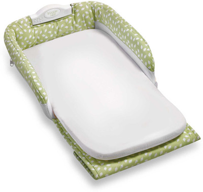 

Wonder World ® Portable Folding Travel Cot Music Baby Portable Sleeping Bed(Fabric, Multicolor)