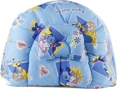 

Blue Berrys bed with mosquito net Convertible Crib(Fabric, Blue)