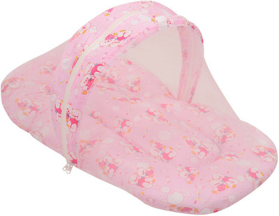 

Chhote Janab Bedding Set Foldable Cotton Printed(Fabric, Pink)