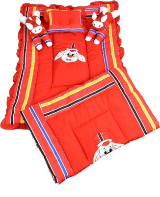 

Maple Krafts RABBIT RAZAI SET Cartoon Character Embroidery(Fabric, Red, YELLOW BLUE LINE)