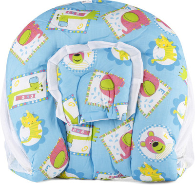

Blue Berrys baby bed with mosquito net Convertible Crib(Fabric, Blue)